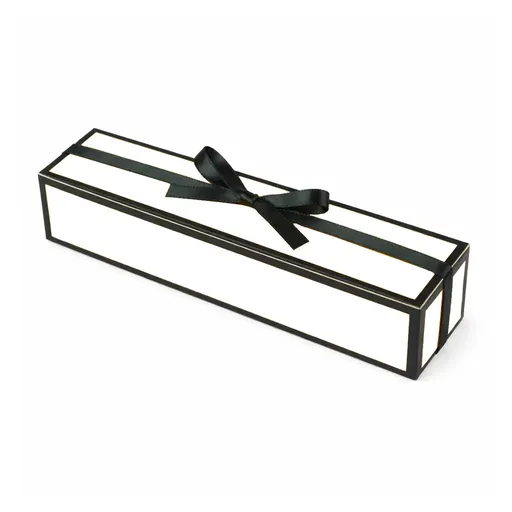 20pc Bow Ribbon Rectangle Treat Valentine Chocolate Gift Packaging Set Box Kit - Black
