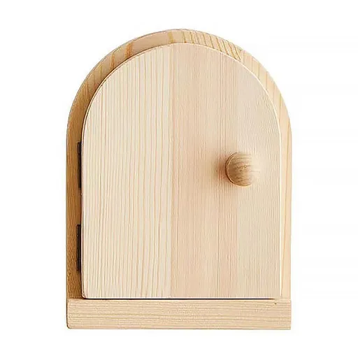 Solid Wood Wall Switch Protector Cover Socket Decorative Frame Masking Cover - Natural Wood