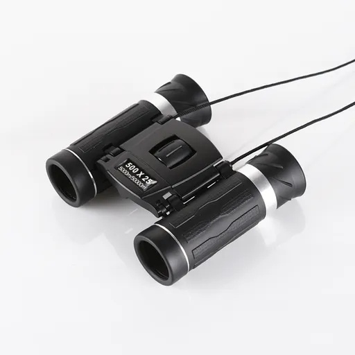 500x25 High Power HD Binoculars - Portable Concert Telescope with Phone Photography Capability, FMC Coated Optics