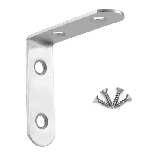 10pcs Bracket angle bracket metal angle bracket 90 degree L-shaped bracket right angle layer board bracket angle iron bracket table
