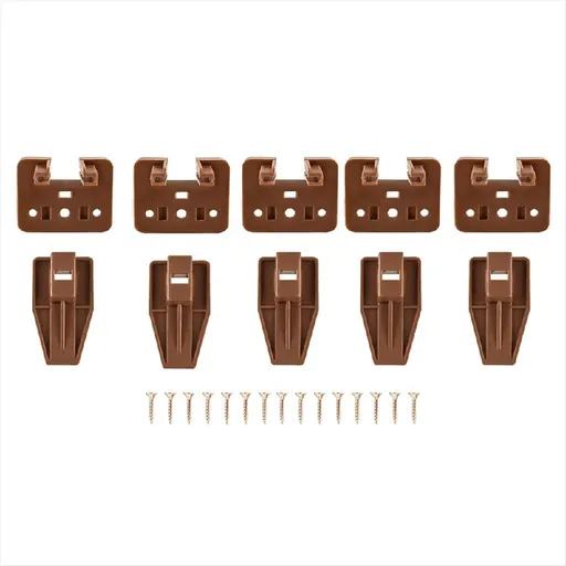 Track Guides Drawer Track Guide and Glides, 5 Sets of Dresser Center Mount Plastic Drawer Slides Fits Furniture Drawer