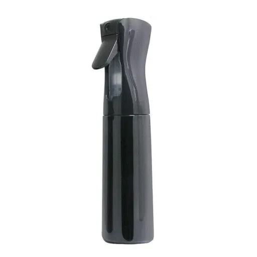 300ml Continuous Spray Bottle Ultra Fine Mist Dispenser Sanitizer Salon - Black