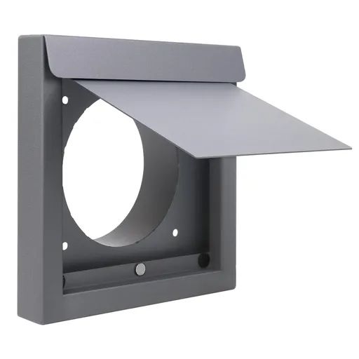 Dryer Vent Cover 4 Inch Galvanized Steel with Silicone Pad for Energy Saving Noise Reduction and Animal Proof Seal for Bathroom Exhaust Wall Vents