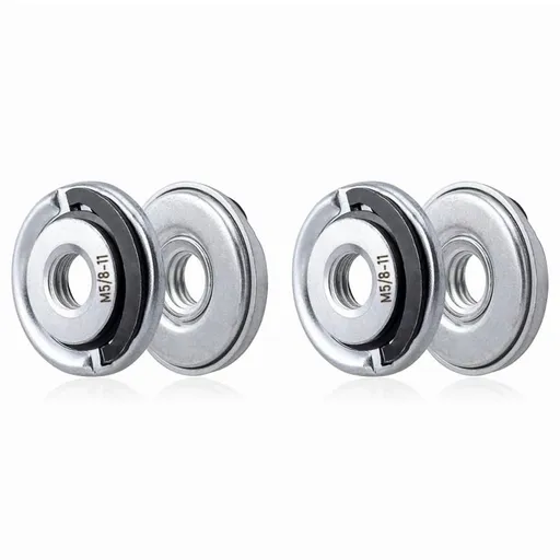4Pcs Quick Change Angle Grinder Flange Nuts 5/8-11 Nut Replacement Lock Locking