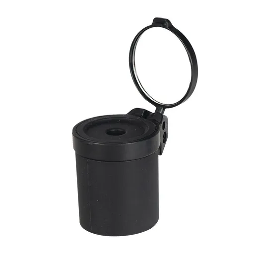 Folding Rear-View Bicycle Mirror for Handlebars, Bike Mirror Handlebar Mount – Mini Lens with Wide View and 360-degree Rotation