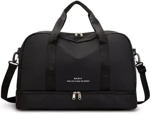 Large Capacity Waterproof Nylon Sport Gym Bag for Women and Men