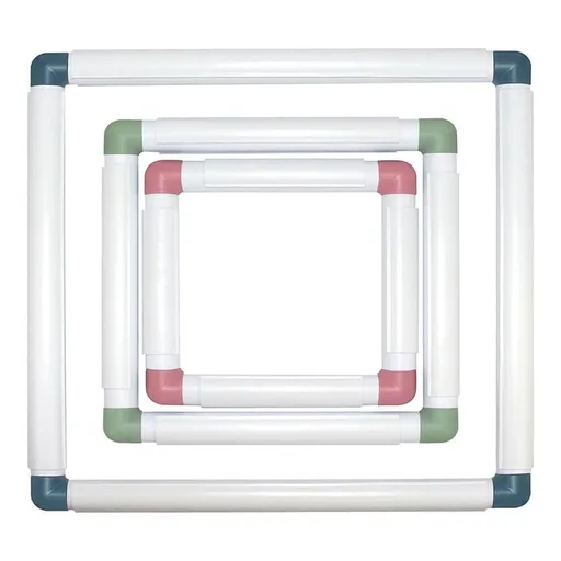 3-Pack Square Embroidery Hoops Hoops Punch Needle Hoops Embroidery Quilting Frame,As Shown