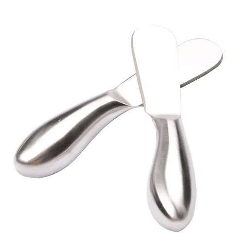 2 pcs Stainless Steel Multipurpose Cheese and Butter Spreader Knives Butter Sticks for Spreading Butter with Ease