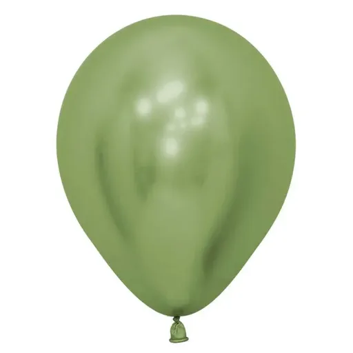 Metallic Latex Balloons 12 Inch Chrome Party Balloons for Birthday Wedding Decoration - Light Green 10PCS