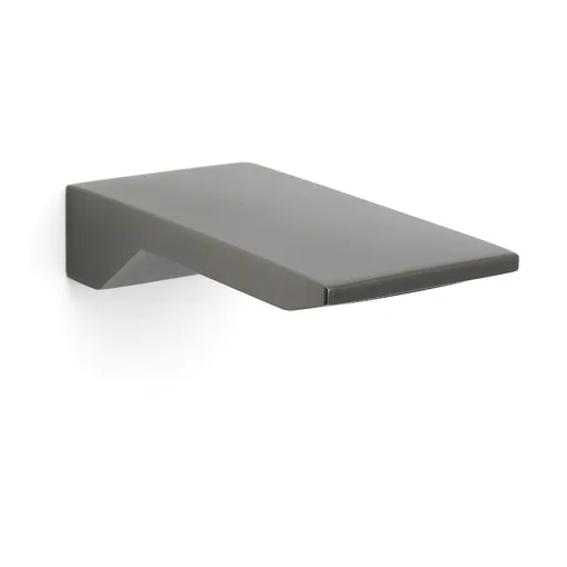 Gun Metal Grey Square Stainless Steel Bathtub Flat Spout Waterfall Filler Outlet