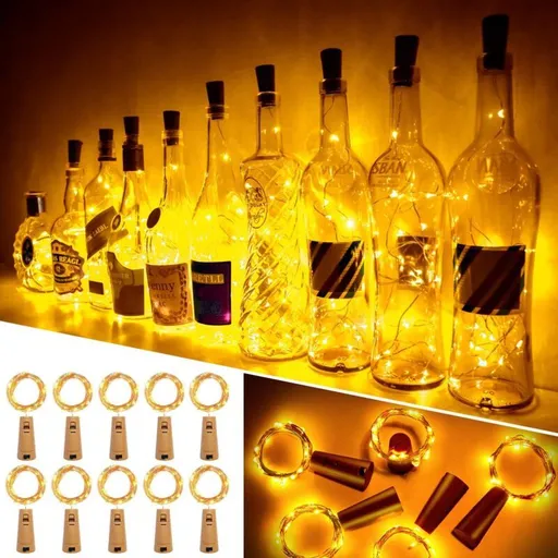 12 Pieces LED Bottle Light, 100cm
