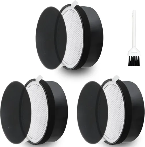 LV-H132 Filter Replacement for LEVOIT Air Puri-fier LV-H132-RF, 3-in-1 True HEPA and Activated Carbon Filtration (3 Pack)
