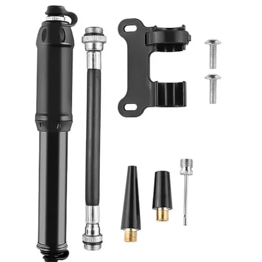 Bicycle Hand Pump, Compact Bike Pump Bicycles Tire Pumps Portable Air Pumps Inflator Small Handheld Bikes Pumps for Mountain Road Bikes, Scooter, Basketball