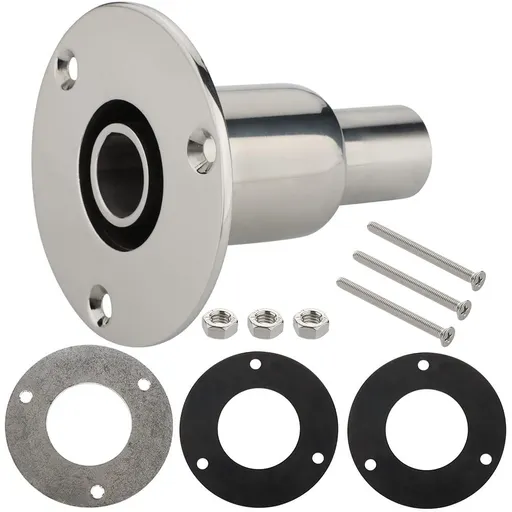 Straight Thru Hull Exhaust Skin, Fitting Tube Pipe Socket Hardware, for Diesel Parking heaters