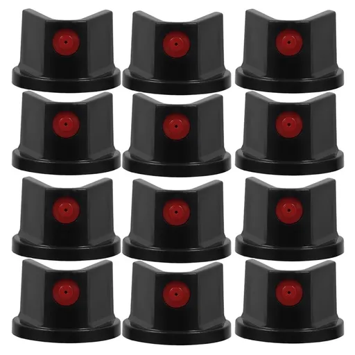 30Pcs Spray Paint Caps Black for Home Use Professional Nozzle Tips