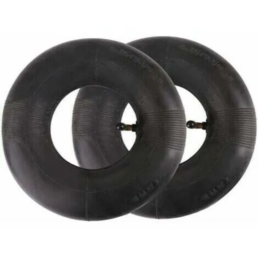 Pieces 4.10/3.50-4 Inner Tube with Valve Stem for Wheelbarrow Lawn Mower Stroller Generator Garden Cart.., Made of Rubber