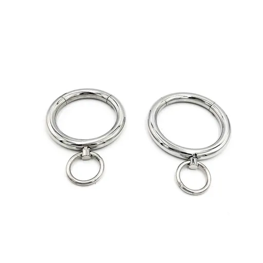 House Of Dasein Stainless Steel Bdsm Handcuffs Ankle Cuffs Collar Metal Bondage Restraints Kit - Female - Handcuffs