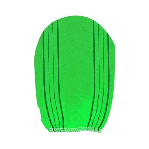 Fiber Cleaner Bath Glove Exfoliating Towel Body Rub Shower Scrub Glove Washcloth - Green