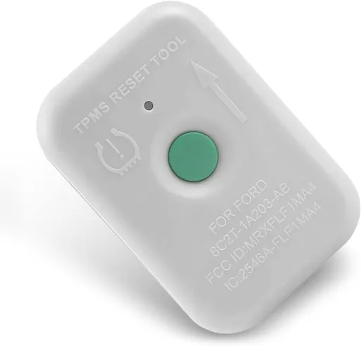 Car TPMS Programming Tool, Portable Tire Pressure Reset Device, Tire Activation Tool OEM# 8C2T-1A203-AB, Compatible with Ford F-150 Mustang Edge Escape Expedition Fiesta Ranger Taurus (White)
