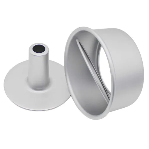 Set of Pieces Food Cake Pan Aluminum Non-Stick Round Chiffon Cake Baking - 8 inch with Removable Bottoms
