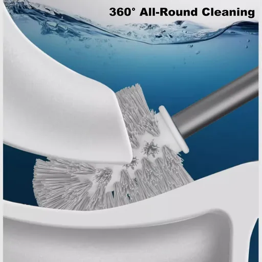 2 pieces - Toilet brush - Stainless steel toilet brush - With screw head - WC brush - Toilet brush - With handle - Stainless steel handle - Universal - Replacement toilet brushes - The brush heads are individually replaceable - Black