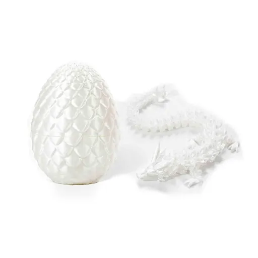 3D Printed Dragon in Egg, Full Articulated Dragon Crystal Dragon with Dragon Egg,50% Offer