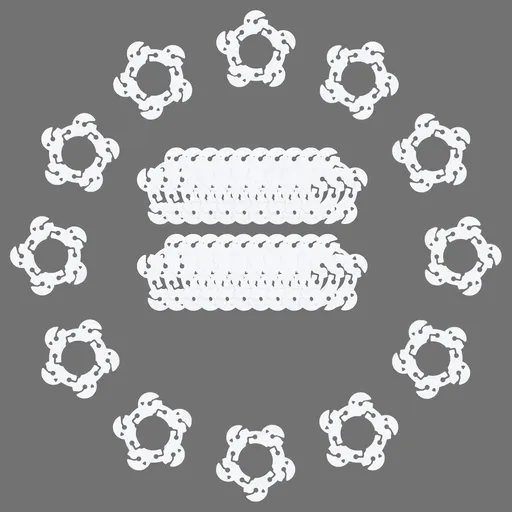 50 Pcs Reusable Balloon Arch Clips, Plastic Balloon Arch Connectors, Garland Holders for Decorating Connector, Balloons Stand Clips for Birthday Wedding (Diameter 2.2 Inch)
