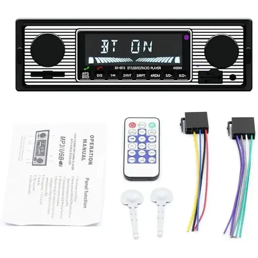Smart Player Bluetooth Retro MP3 FM Car Accessories, wireless audio upgrade, vehicle stereo use, for automotive repair and installation