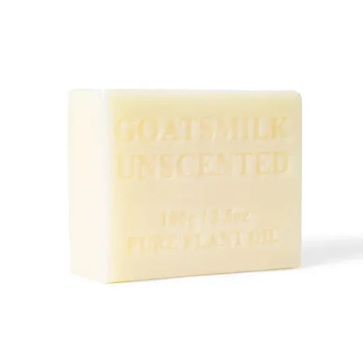 Orku 4 x 100g Unscented Goat Milk Soap Bars Australian Made
