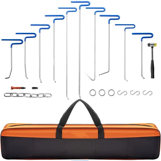 Rods Dent Puller Stainless Steel Paintless Repair Kits Hail Removal 20PCS