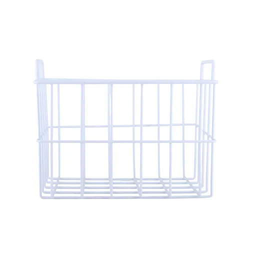 Fridge Freezer Basket Multipurpose Large Capacity Metal Wire Storage Basket for Refrigerator Bathroom Kitchen 200mm/7.87in