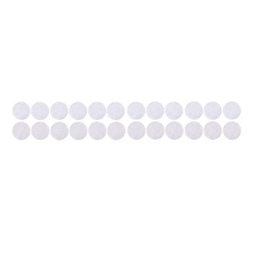 Strong Sticky Round Self Adhesive Dots DIY Bond Tape No Mark Fasteners - White 108 Pairs - 10mm