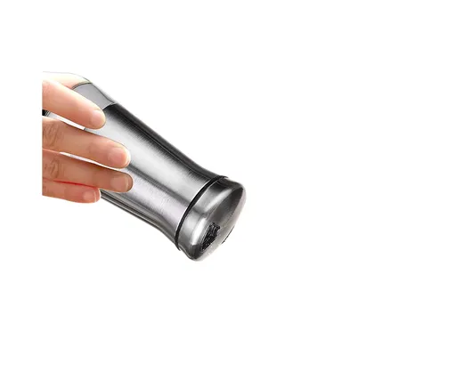Salt Spice Shaker Dispenser Adjustable Pour Holes Stainless Steel Pepper Box Can-Silver
