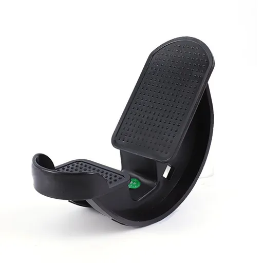 1-Pair Black Reinforced Calf Stretcher Slant Board - Professional Non-Slip Achilles Tendon & Hamstring Stretcher for Physical Therapy, Yoga & Fitness