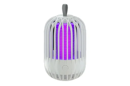 USB Electric Mosquito Killer Lamp Mosquito Zapper Trap Bug Zapper lectric Fly Traps Insect Pest Control for Home, Backyard, Patio, Camping, Fishing (White)