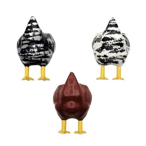 Funny Chicken Butt Magnet Refrigerator Magnetic Decorations,Chicken Butt Gift Funny Christmas Home Party Decor Chicken（3 PCS）
