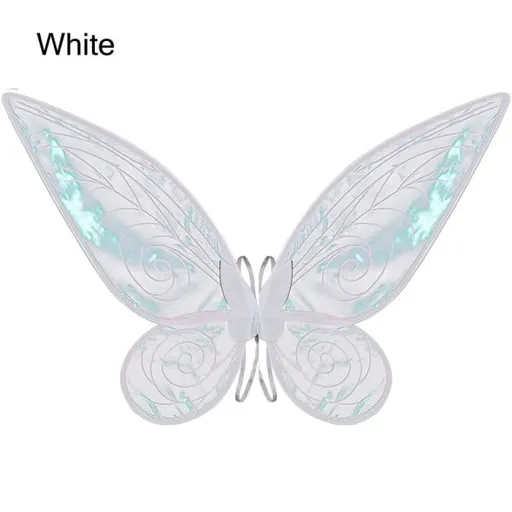 Halloween Costumes Fairy Wing Dress - Wings white
