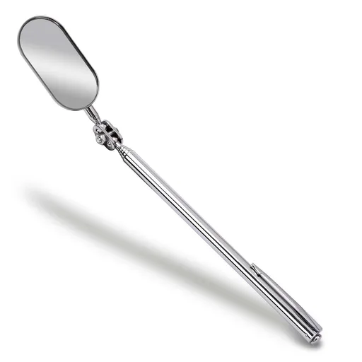 Telescoping Inspection Mirror, 1 Piece Car Inspection Mirror, Stainless Steel Mechanic Mirror,Retractable Extension Mirror