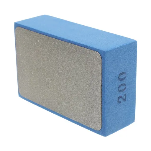 Versatile Tile Polishing Kit Blue Handheld Sanding Pad for Stone Concrete and Glass