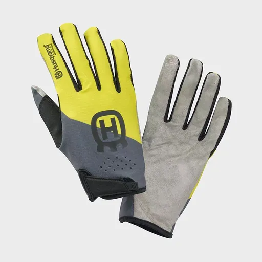 LOHAS FOX Bicycle Gloves Nylon Breathable Anti Skid 25 new gray yellow xxl