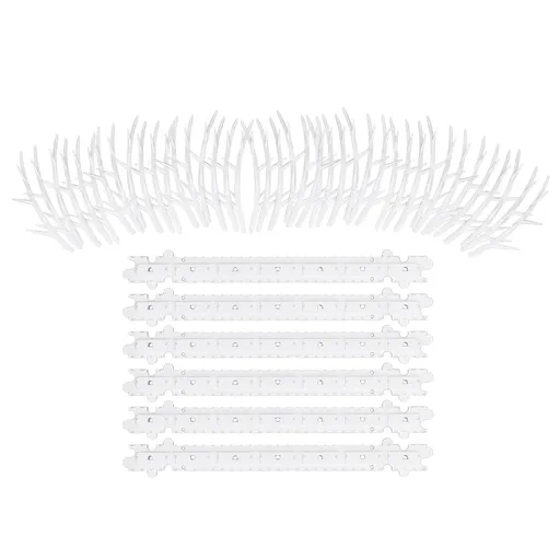 30cm Bird Deterrent Spikes Plastic Bird Repellent Spikes for Fence Roof Mailbox Window