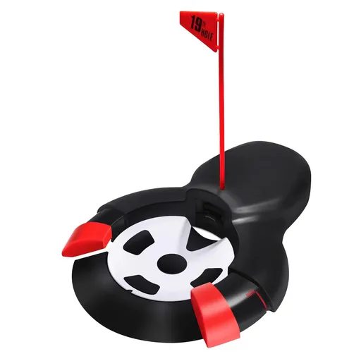 Golf Automatic Putting Ball Return Cup and Flag Putt Putter Plane Corrector Training for Indoor Outdoor Training Putter Practice
