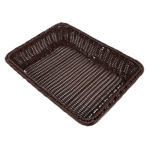 Plastic Storage Basket for Kitchen and Coffee Organization, Multi-Purpose Produce Container, 1 Set