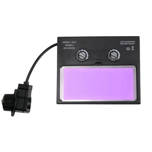 Solar Auto Darkening Welding Lens Panel Helmet Mask Automatic Filtering Lampshade Eye Goggles
