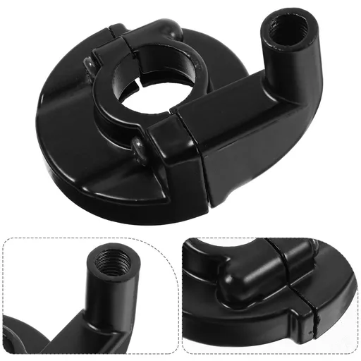 Throttle Cable Housing Bracket Universal for Motorcycles 7cm Black