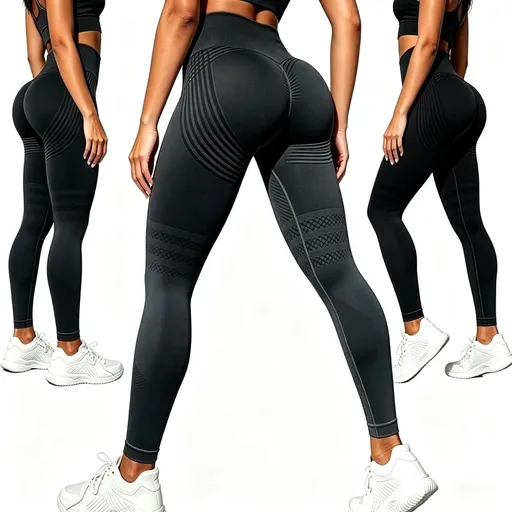 3D Anti Cellulite Leggings for Women - High Waist Compression, Seamless 4-Way Stretch for Yoga, Gym & Daily Wear
