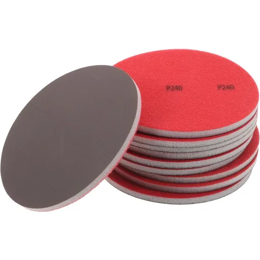 20-Piece Bowling Sanding and Polishing Pad Set with Red Buffing Pads for Smooth, Efficient Maintenance