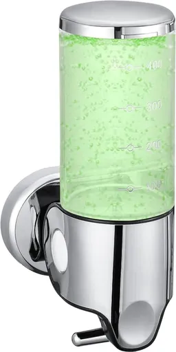 Wall-Mounted Soap Dispenser - 500ml - Stainless Steel - Shampoo Dispenser - Large Capacity - Refillable - Portable - Durable - Hanging Soap Dispenser - Soap Pump - Soap Pump - Bathroom Accessories - With Screws - Easy to Install - For Bathroom, Hotel