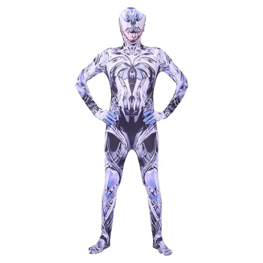 Spiderman Cosplay Costume Milk Silk One Piece Suit Colored venom Children's 120 yards