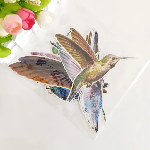 6 Pairs Hummingbird Screen Door Screen Magnets for Screen Door Double Sided Patio Flexible Magnets Decorative Retractable